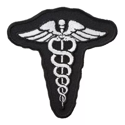 Caduceus Medical Symbol Black & White Patch Medical Patches • $4.99