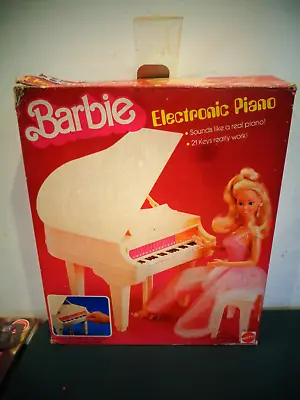Vintage 1981 Mattel Barbie Electronic Piano #5085 W/box • $69.99