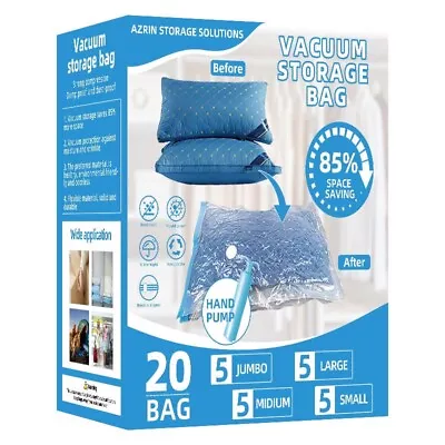 Vacuum Storage Bags 20pcs Combo Set • $19.99