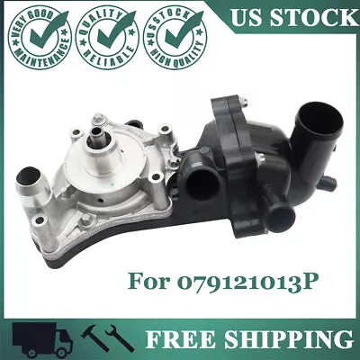 Fits Audi A8 Quattro RS5 S5 W/screws Water Pump & Thermostat Assembly 079121013P • $185.59