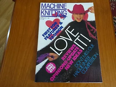£4.50 • Buy Machine Knitting Monthly Magazine, February 1989