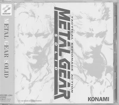 Metal Gear Solid Soundtrack Game Music CD Konami Japan • $18.92