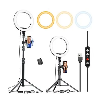 $51.99 • Buy Kaiess 10.2  Selfie Ring Light With 65  Adjustable Tripod Stand & Phone Holde...