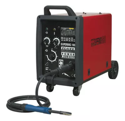 Professional Mig Welder 180amp 230v With Binzel Euro Torch From Sealey Supermig1 • £617.17