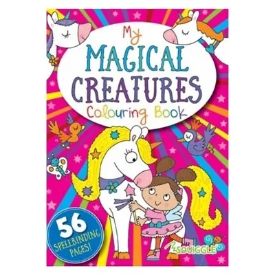 A4 Magical Creatures Colouring In Book - Girls Kids Childrens Unicorn Activity  • £2.99