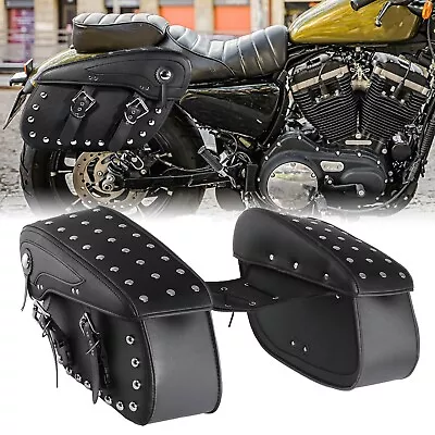 Black Saddlebags Side Bags Tool Bag For Suzuki Boulevard C50 M50 C90 M90 M109R A • $119.99