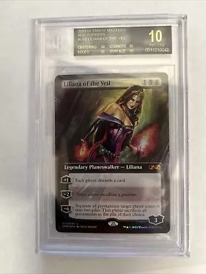 MTG Liliana Of The Veil Ultimate Masters Box Toppers BGS BLACK Label Perfect 10! • $8000