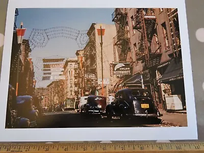 1950 Mulberry St North To Hester Little Italy San Gennaro Feast NYC Color Photo • $21.99