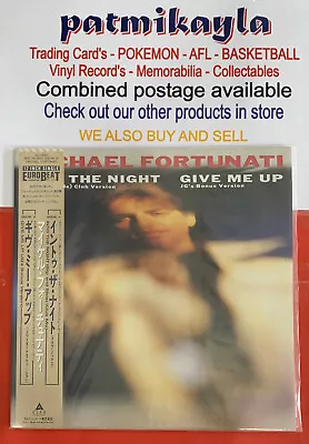 Michael Fortunati Into The Night / Give Me Up Vinyl Single 12inch NEAR MINT • $55