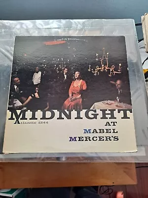 Midnight At Mabel Mercer's LP VG+ Audibly Atlantic 1244 • $12.99