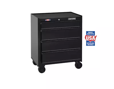 CRAFTSMAN 1000 Series 26.5-in W X 32.5-in H 4-Drawer Steel Rolling Tool Cabinet • $139.99