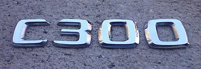 Mercedes Benz C300 Emblem Letters Badge Decal Logo Trunk OEM Genuine Original • $17.93