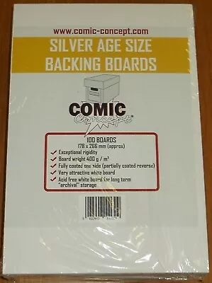  500 X SILVER AGE COMIC CONCEPT BACKING BOARDS  • £64.99