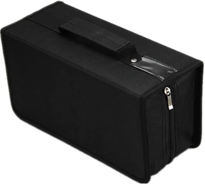 $17.08 • Buy CD/DVD Case Holder Organizer Wallet Sleeves Booklet Binder Storage 168 Cap Disc