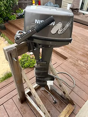 Outboard Motor - Nissan 8hp 2-stroke Long Shaft (2002) • $900