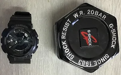 Casio G-Shock Watch Men 51mm Black Dial Analog Digital 5146 GA-110 - PRE OWNED • $50