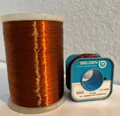 Belden 8065 Heavy Armored Poly-Thermaleze Magnet Wire - 38 & 26 AWG - 2.75lbs • $61.79