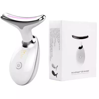 Face Neck Anti Wrinkle Lifting Beauty Device LED Photon Therapy Skin Tightening • £11.95