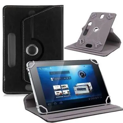 Universal 360 Rotate Pu Leather Flip Stand Case Cover 7 Inch 7  Tablet Lenovo • $10.90