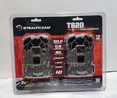 Trail Cameras Stealth Cam TS20 2 Pack Infrared Trail Cameras • $51