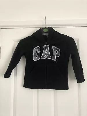 Baby Gap Black Fleece Hoodie Size 4 Years Great Condition  • £2.50