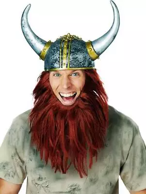 California Costume Viking Horns Helmet Halloween Accessory Adult Men 60659 • $5.31