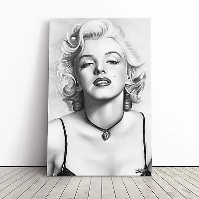 £24.95 • Buy Black And White Marilyn Monroe Canvas Wall Art Framed Poster Print Picture