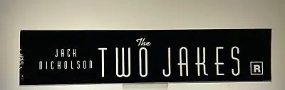 VTG Two Jakes Movie Mylar Marquee Light Box Sign 2.5  X 12  • $19.94