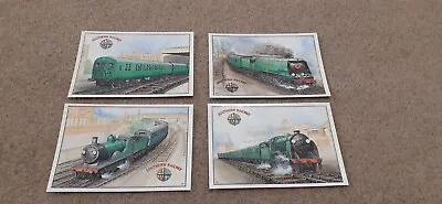 4 X Amber Postcards Southern Railway Sub Electric Train T9 Loco Sir Villars Etc • £9.50