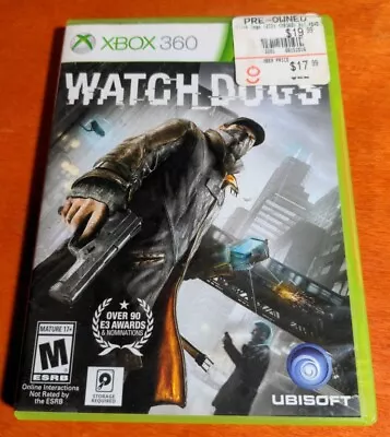 $7 • Buy Watch Dogs Microsoft Xbox 360 Ubisoft  Havok  Adobe Flash  Dolby Digital  Mature