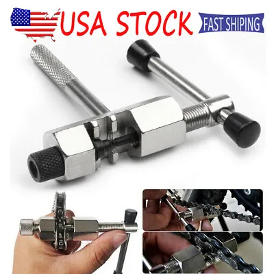 Bicycle Chain Splitter Breaker Repair Rivet Link Pin Repair Tool For BMX Bike US • $8.59