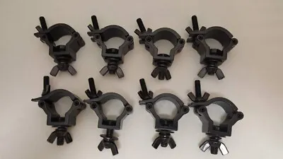 8 Pieces Of Coupler Clamps For Global Truss O Clamps  Fit 32-35mm F24 F23 F22 • $34.99