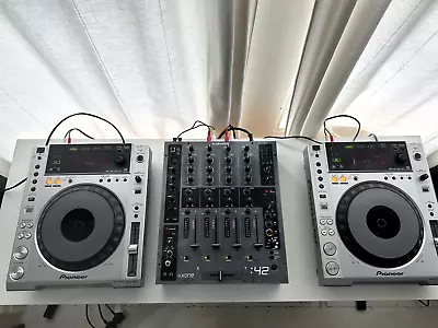 2 X Pioneer CDJ-850 Decks Silver + Allen & Heath Mixer XONE 42 - Original Boxes • £1250