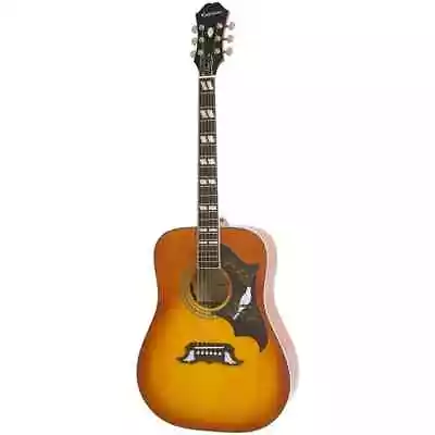 Epiphone EEDVVBNH1 Dove Pro Acoustic Electric Guitar Solid Spruce Top Violinbu • $390