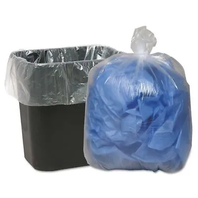 £1.49 • Buy 140G Clear Black Refuse Sacks Large Bin Liners Rubbish Waste Recycling Bags 90L