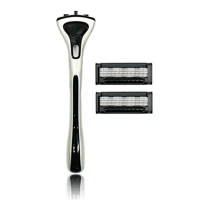 $13.95 • Buy Schick Hydro Compatible Razor Metal Handle + 2 X 5 Blade Cartridges SHIPS FREE