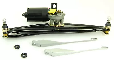 $268.99 • Buy Wiper Motor Assembly Kit Silver Arms & Grommets Fits Type1 Bug & Super Beetle