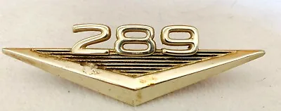 Vtg Gold 289 Ford Metal Grille Emblem Ornament Nameplate Script Trim C3OB16C144A • $39.99