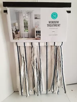 Martha Stewart Tie Tab 2 Panels Window Curtains • $33