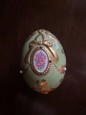 PRINCESS LEGACY VTG FABERGE IMPERIAL Jeweled Egg Franklin Mint Collection 1990 • $24.50