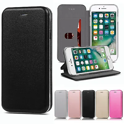 Case For IPhone 6 7 8 X SE 2020/2022 Slim Wallet Leather Flip Phone Stand Cover • £2.99