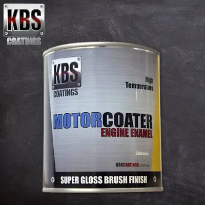 ALL COLOURS KBS Motor Coater Engine Enamel 500ml Temperature Paint • $85.50