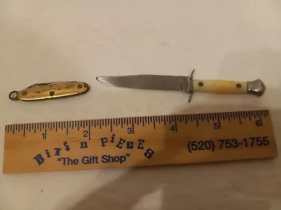 Vintage Pocket Knife And Regular Mini Knife - Issues... For Restoration... • $12.95