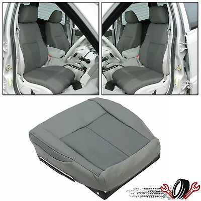 For 05-07 Jeep Grand Cherokee Front Seat Cover Driver Bottom 2-Tone Gray • $25.98