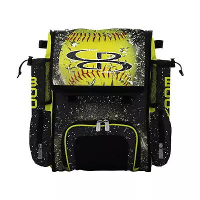 Boombah Kids Superpack Mini Softball Backpack - Youth Bat Bag/Pack - Highlight • $129.95