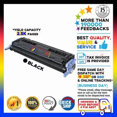 1x NoN-OEM Q6000A Black Toner For HP Laserjet 1600 2600N 2605 2605dn 2605dtn • $29.80