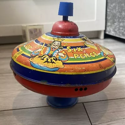 Chad Valley Vintage Humming Top Sing A Song Of Sixpence Collectable 1970's Toy • £4.99