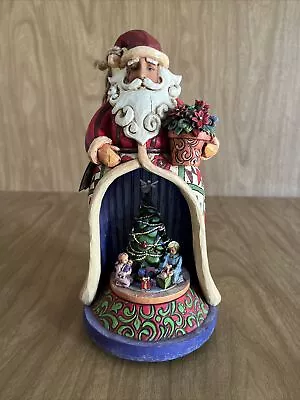 $22.99 • Buy Jim Shore Christmas Spirit Lives Within Santa Toyland Lighted Music Box 2006
