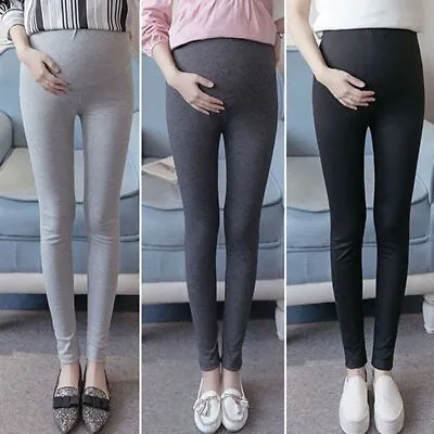 $18.66 • Buy High Waist Pregnancy Yoga Pants Maternity Fabric Slim Leggings Pregnant Women