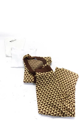 $34.99 • Buy Zara Childrens Girls Tops Pant Set White Yellow Brown Size 11-12 13-14 Lot 3